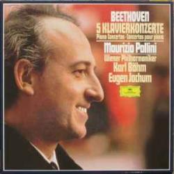 Beethoven  Maurizio Pollini  Karl Böhm  Wiener Philharmoniker   Eugen Jochum Die 5 Klavierkonzerte LP-BOX 