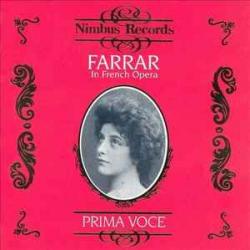 GERALDINE FARRAR FARRAR IN FRENCH OPERA Фирменный CD 