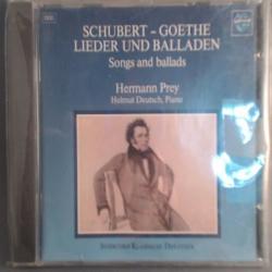 Schubert - Goethe / Hermann Prey, Helmut Deutsch Songs And Ballads Фирменный CD 