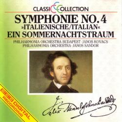 MENDELSSOHN Symphonie No. 4 »Italienische« - Ein Sommernachtstraum Фирменный CD 