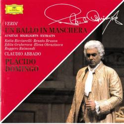 VERDI, PLACIDO DOMINGO Un Ballo In Maschera Фирменный CD 