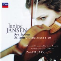 Janine Jansen Beethoven & Britten Violin Concertos Фирменный CD 