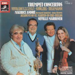 Maurice André - Stölzel ∙ Telemann ∙ Vivaldi Trumpet Concertos Фирменный CD 