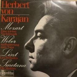 HERBERT VON KARAJAN Mozart Weber Liszt Smetana Виниловая пластинка 