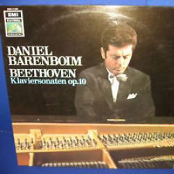 BEETHOVEN, DANIEL BARENBOIM Beethoven - Klaviersonaten Op. 10 Виниловая пластинка 