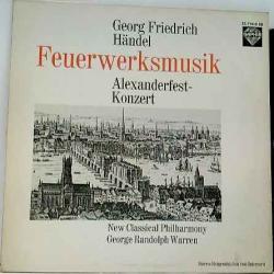 HANDEL Feuerwerksmusik / Alexanderfest-Konsert Виниловая пластинка 