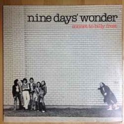 NINE DAYS WONDER SONNET TO BILLY FROST Виниловая пластинка 