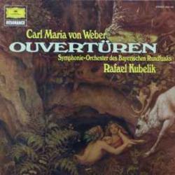 CARL MARIA VON WEBER OUVERTUREN Виниловая пластинка 