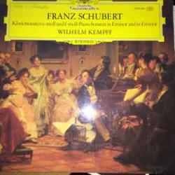 SCHUBERT Klaviersonaten E-Moll Und F-Moll Виниловая пластинка 