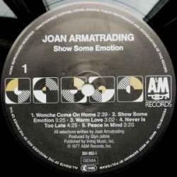 Joan Armatrading Show Some Emotion Виниловая пластинка 