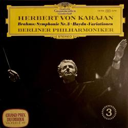 BRAHMS Symphonie Nr. 3 • Haydn-Variationen Виниловая пластинка 