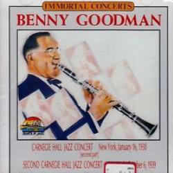 BENNY GOODMAN Carnegie Hall Jazz Concert, New York, January 16, 1938 (Second Part) / Second Carnegie Hall Jazz Concert, New York, October 6, 1939 Фирменный CD 