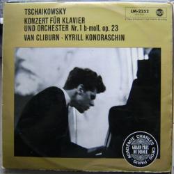 Tchaikovsky, Van Cliburn, Kyrill Kondraschin Konzert Für Klavier Und Orchester Nr. 1 b-moll, Op. 23 Виниловая пластинка 