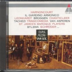 Harnoncourt • Il Giardino Armonico • Leonhardt • Brüggen • Chanticleer • Tachezi • Tragicomedia • Van Asperen • St. James's Baroque Players • Bylsma • Schröder Das Alte Werk (Highlights = Extraits) Фирменный CD 