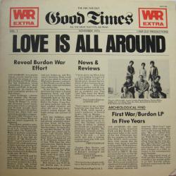 WAR Love Is All Around Виниловая пластинка 