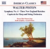 Symphony No. 4 • Three New England Sketches • Capriccio For Harp And String Orchestra