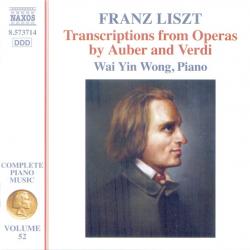 LISZT Transcriptions From Operas By Auber And Verdi Фирменный CD 
