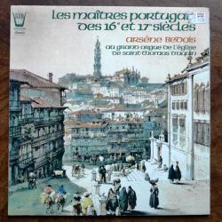 ARSENE BEDOIS Les Maitres Portugais Des 16e Et 17e Siècles Виниловая пластинка 
