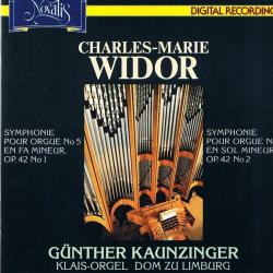 Charles-Marie Widor, Günther Kaunzinger Symphonies Pour Orgue Nrs. 5 E 6 Фирменный CD 