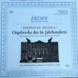 JULIO-M. GARCIA LLOVERA.  MONTSERRAT TORRENT SERRA Hispaniae Musica · Orgelwerke Des 16. Jahrhunderts Виниловая пластинка 