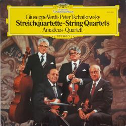VERDI   TSCHAIKOWSKY   AMADEUS-QUARTETT Streichquartette = String Quartets Виниловая пластинка 