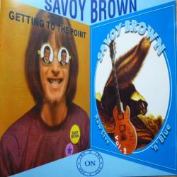 SAVOY BROWN Getting To The Point / Raw Live 'N' Blue Vol.2 Фирменный CD 