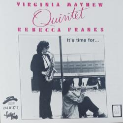 Virginia Mayhew - Rebecca Franks Quintet It's time for... Фирменный CD 