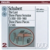 The Last Three Piano Sonatas D. 958, 959, 960 • Three Piano Pieces D. 946