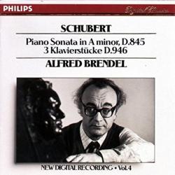 Schubert, Alfred Brendel Piano Sonata In A Minor, D. 845 · 3 Klavierstücke D. 946 Фирменный CD 
