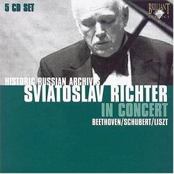 Sviatoslav Richter - Beethoven / Schubert / Liszt Sviatoslav Richter In Concert CD-Box Sviatoslav Richter - Beethoven / Schubert / Liszt Sviatoslav Richter In Concert CD-Box