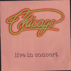 CHICAGO Live In Concert Виниловая пластинка 