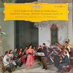 BACH RESPIGHI MOZART Kantate Nr. 202 »Weichet Nur, Betrübte Schatten« / Il Tramonto / Divertimento F-dur KV 138 Виниловая пластинка BACH RESPIGHI MOZART Kantate Nr. 202 »Weichet Nur, Betrübte Schatten« / Il Tramonto / Divertimento F-dur KV 138 Виниловая пластинка
